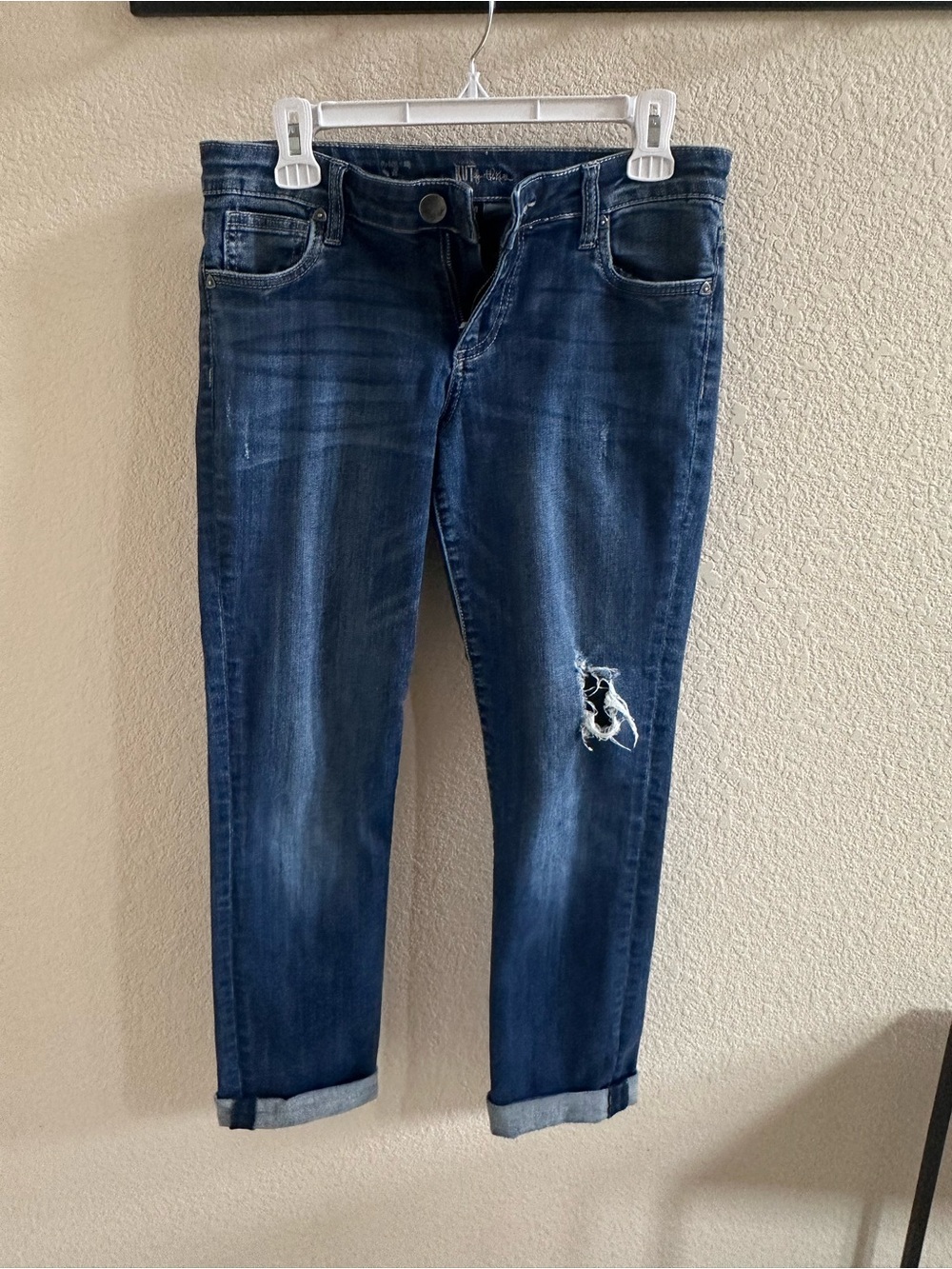 Kut From The Kloth Blue Distressed Women's Jeans (4)